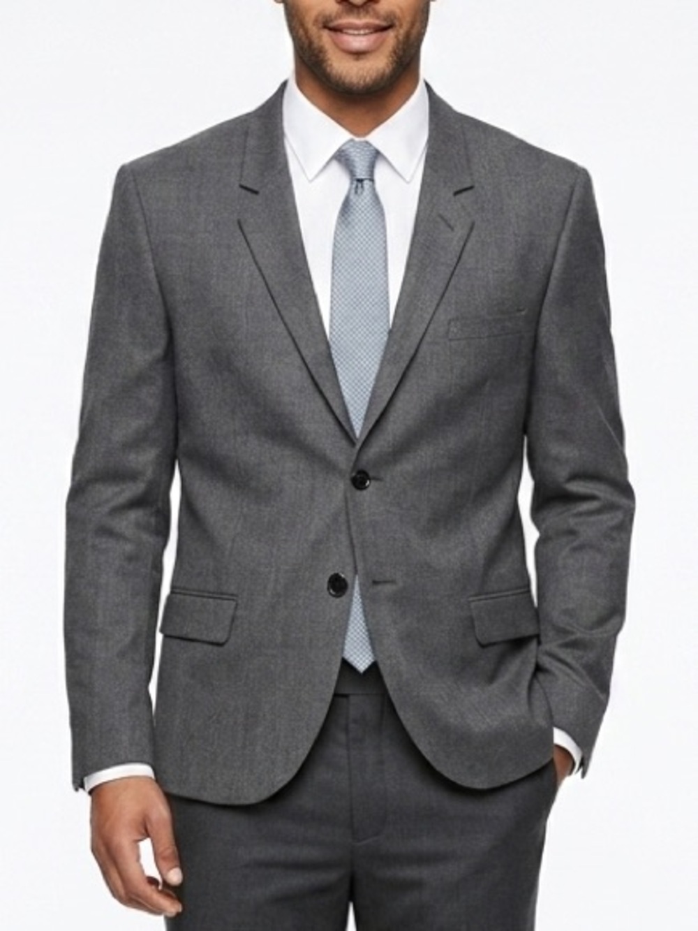 NWT IRO Zepper Gray 2 Button Blazer Suit Jacket Sz 52